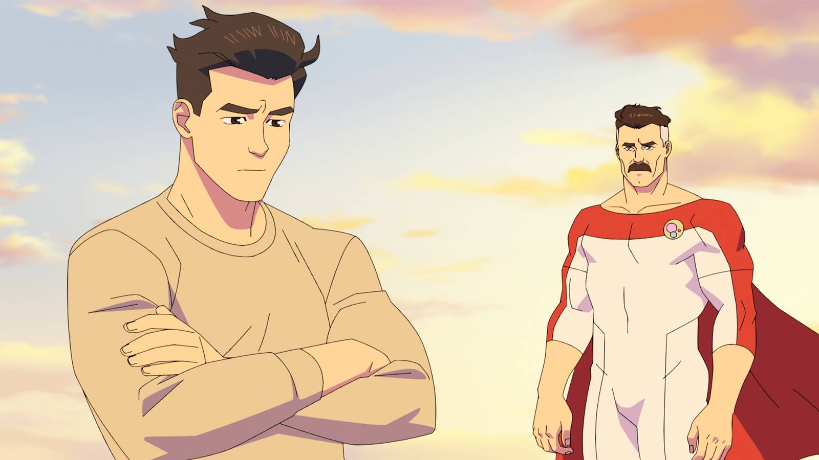 Invincible and superhero shows promotional image